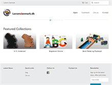 Tablet Screenshot of larsendanmark.dk